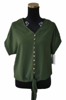 Blouse met sierknopen