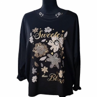 Blouse met bloemen