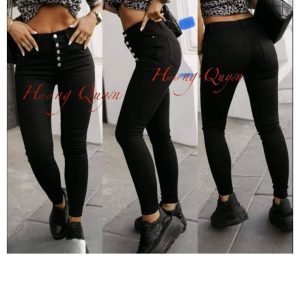 Spodnie Jeans zpinane na guziki