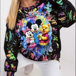 Kolorowa Bluza z Postaciami
