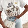T Shirt z motylem