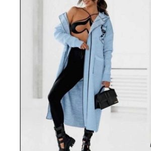 Stylowy, długi kardigan